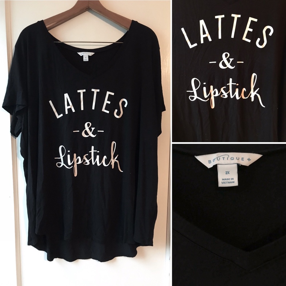 Lattes and Lipstick T-Shirt